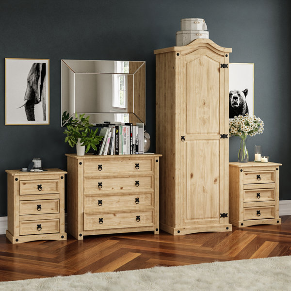 Union Rustic 4-tlg. Schlafzimmer-Set Doe & Bewertungen